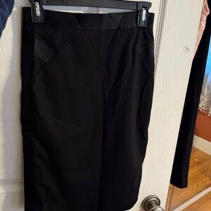 Vintage Black Bebe Pencil Skirt